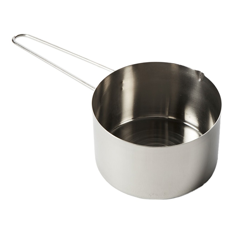 American Metalcraft Short Wire Handled Measuring Cup, 2 cup, Stainless Steel