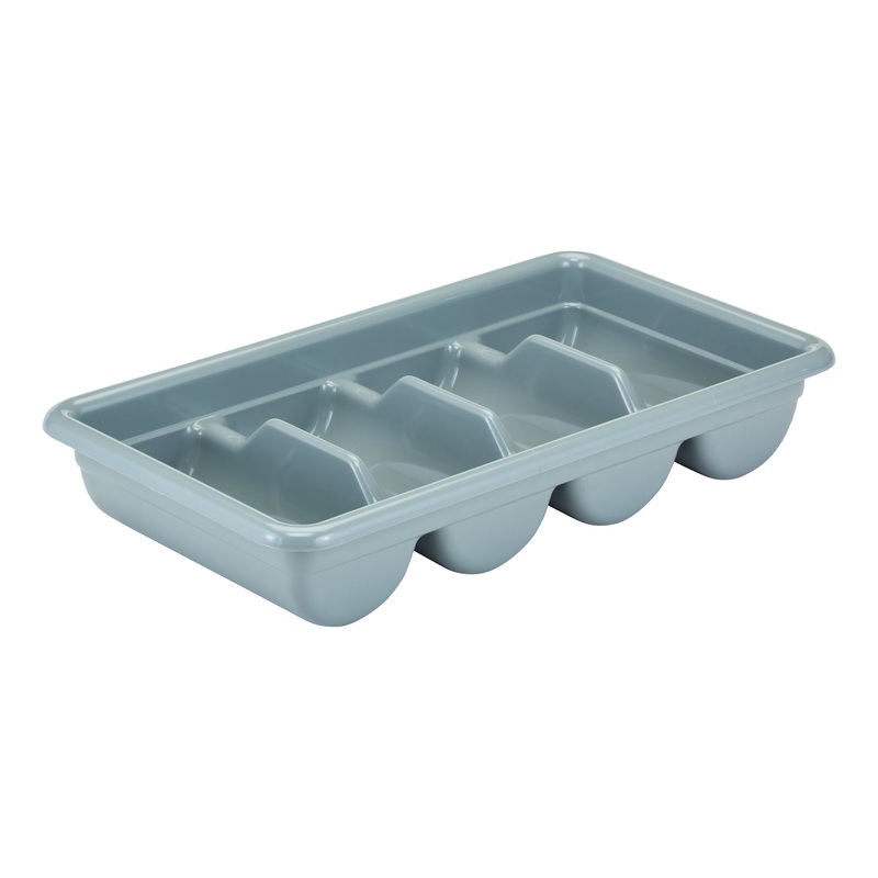 Cambro Cambox Bus Box with 4 Compartments, 11" x 20", Poly Grey