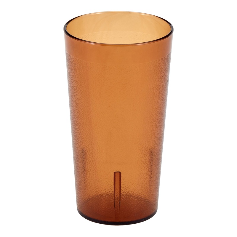Cambro Camwear Colorware Tumbler, 16 oz, Amber