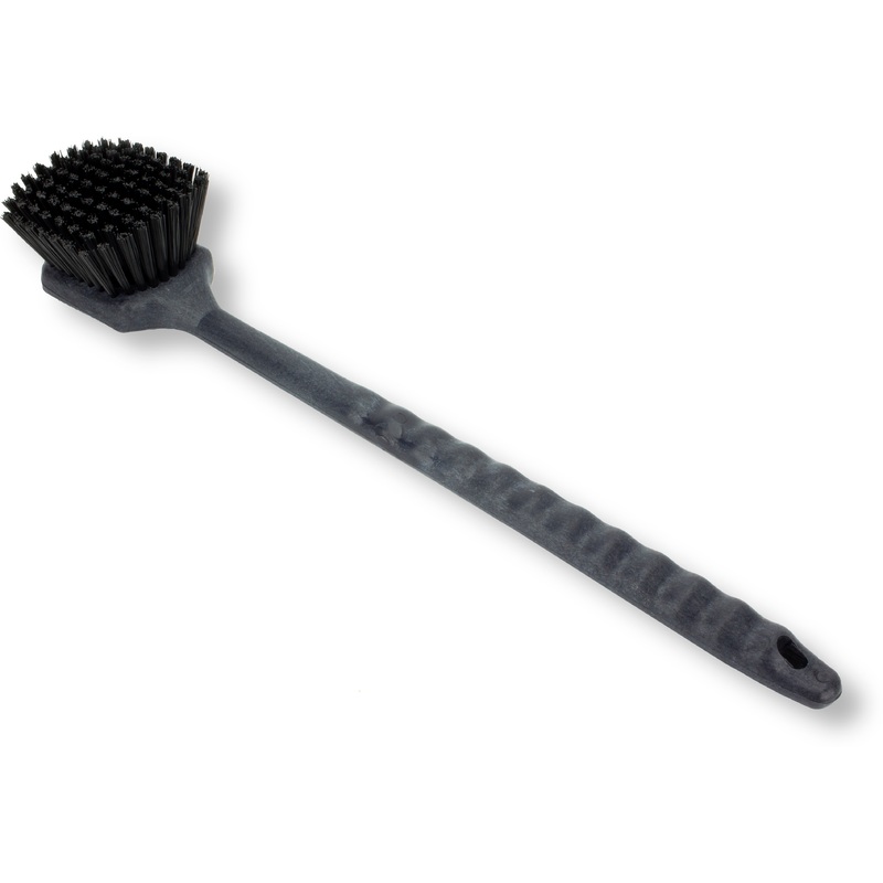 Carlise Sparta Floater Scrub Brush, 20" Long, Polyester Bristles, Black