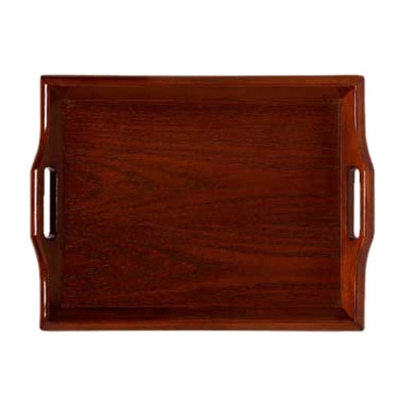 G.E.T. Room Service Tray, 19" x 14.25", Mahogany, Hardwood (6-pack)