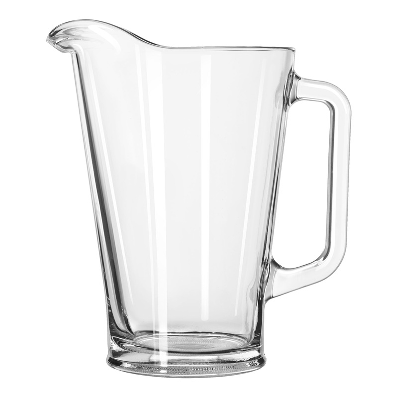 Libbey Liter Pitcher, 35 1/2 oz, Glass (6-pack)