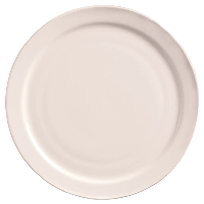 Libbey World Tableware Porcelana Narrow Rim Plate, 7 1/4" (36-pack)