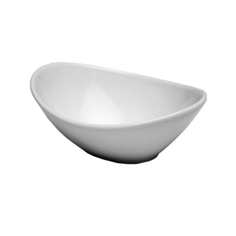 Oneida Bright White Oval Bowl, 9.5 oz, White (36-pack)