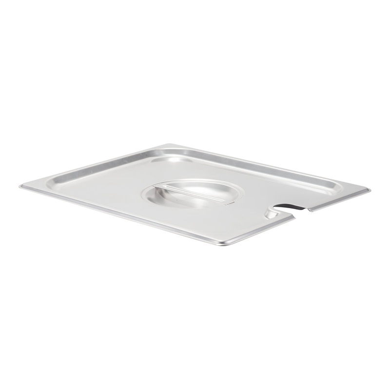 SignatureWares Slotted Food Pan Cover, Half Size, Stainless Steel