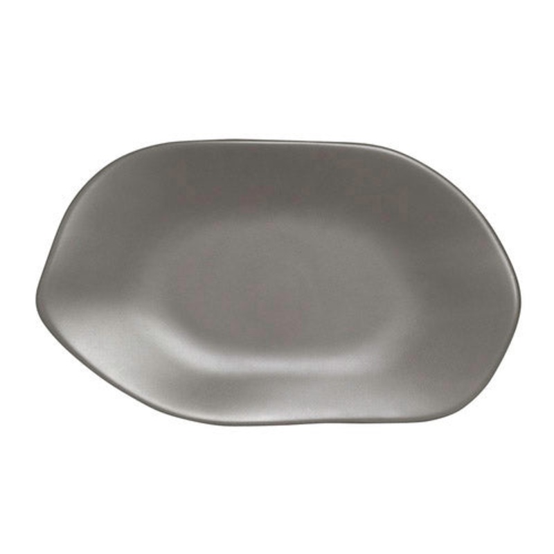 Steelite Delfin Marisol Oval Platter, 12", Melamine, Grey (12-pack)