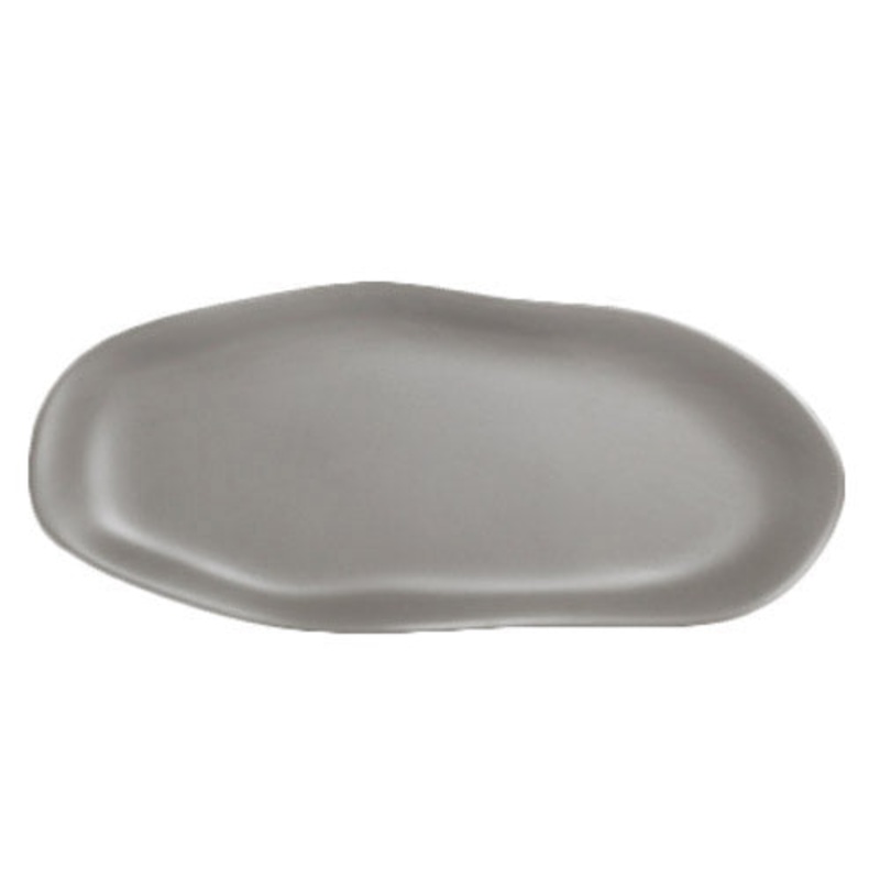 Steelite Delfin Marisol Slider Tray, 15" x 6 3/8", Melamine, Grey (12-pack)