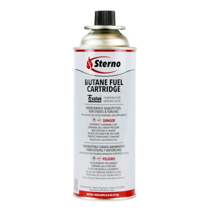 Sterno Butane Fuel Cartridge, 8 oz (12-pack)