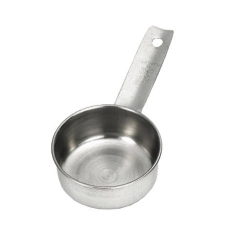 Tablecraft Measuring Cup, 1/3 cup, Stainless Steel