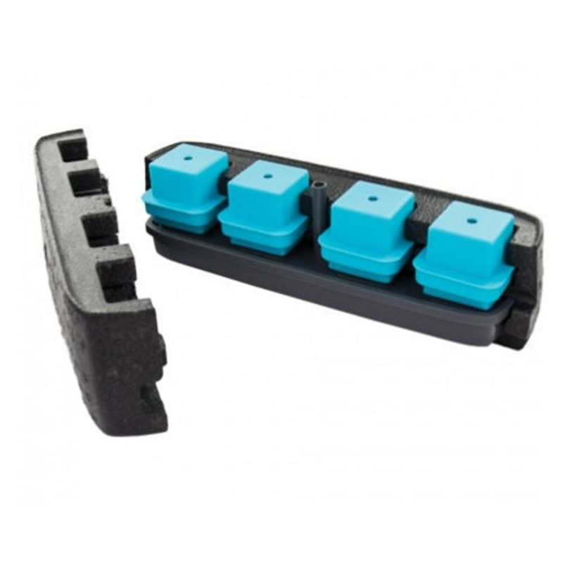 Tovolo King Cube Ice System, Makes 4 x 2" Ice Cubes