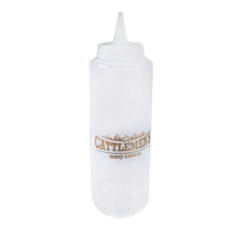 Trimark Squeeze Bottle, 12 oz, Cattlemen's BBQ Sauce