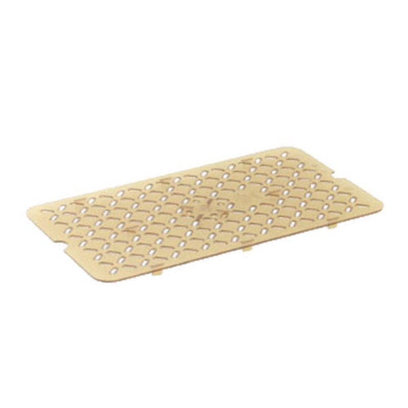 Vollrath Super Pan High Temperature Plastic 1/3 Size False Bottom, Amber