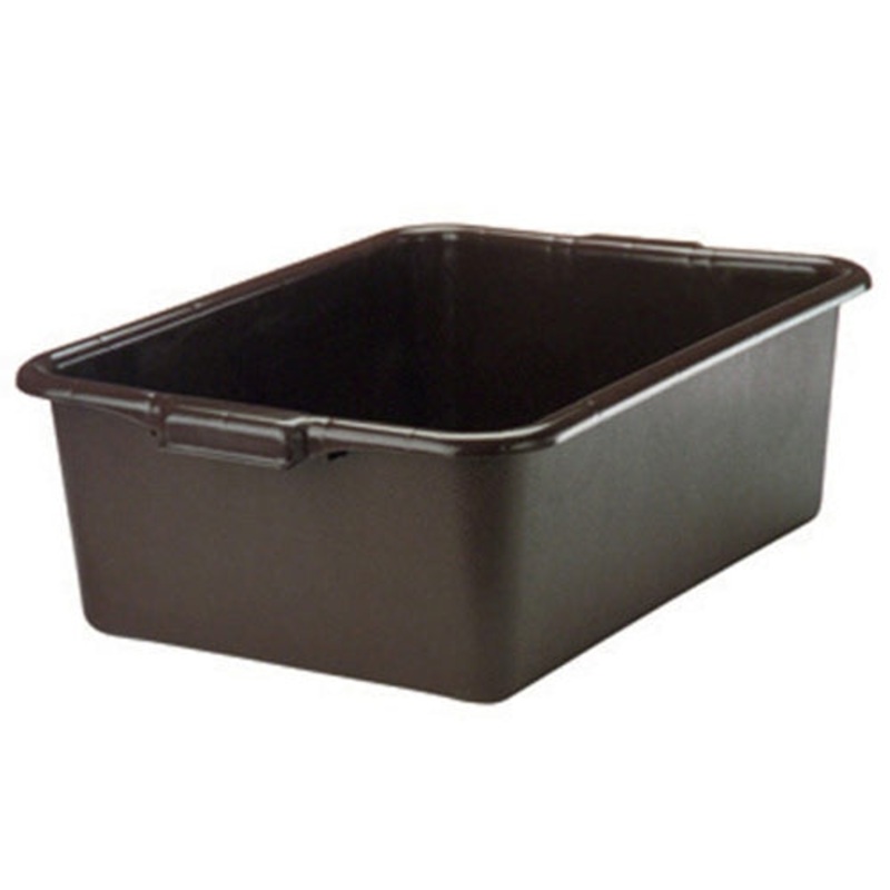 Vollrath Traex Bus Box Deep, 20" x 15" x 7", Black