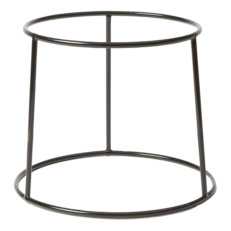 American Metalcraft Pizza Stand, Rubberized Black Coated Steel