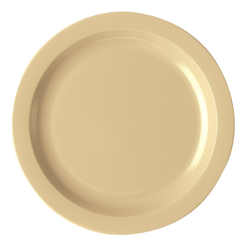 Cambro Camwear Plate, 10", Beige (48-pack)