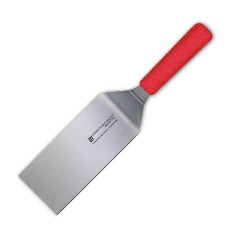 Canada Cutlery Euro Culinary Square End Turner, 6", Red