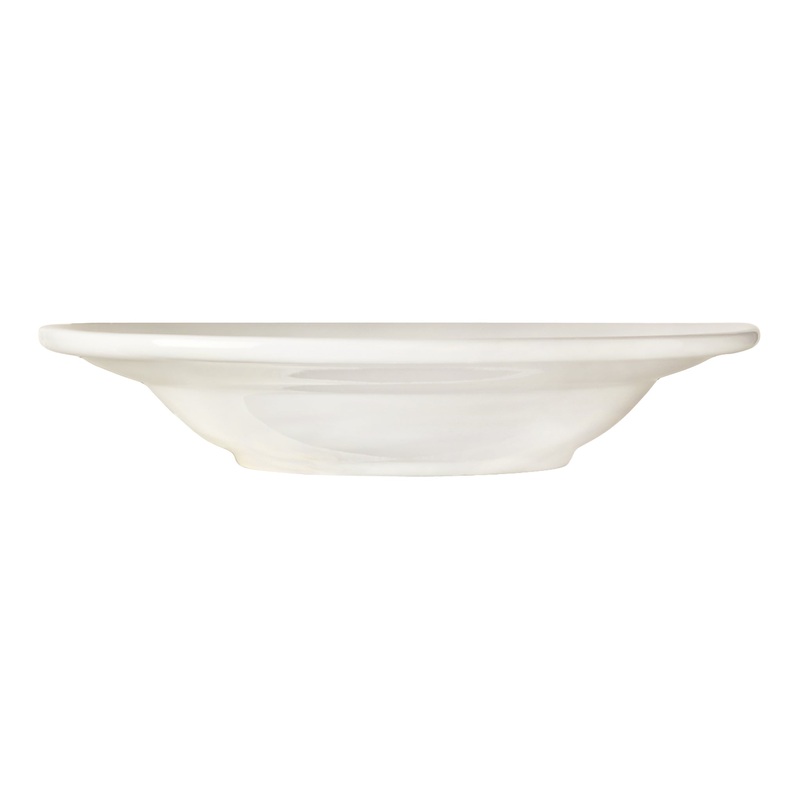Libbey World Tableware Porcelana Deep Rim Soup Bowl, 13 oz, 9", White (36-pack)