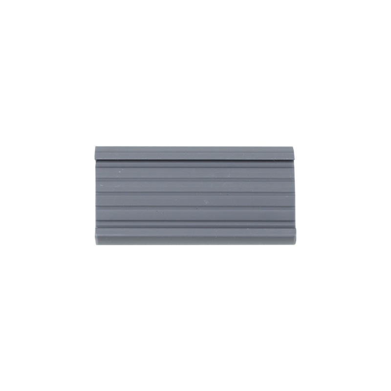 Metro Super Erecta Label Holder, Grey Plastic