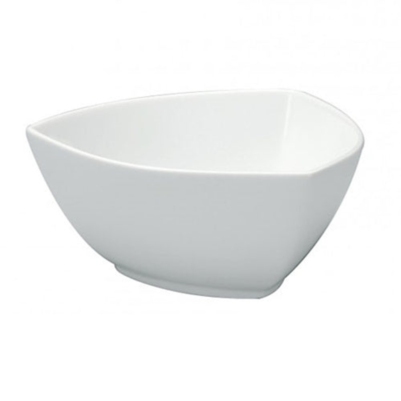 Oneida Buffalo Bright White Ware Triangle Bowl, 53.5 oz (12-pack)