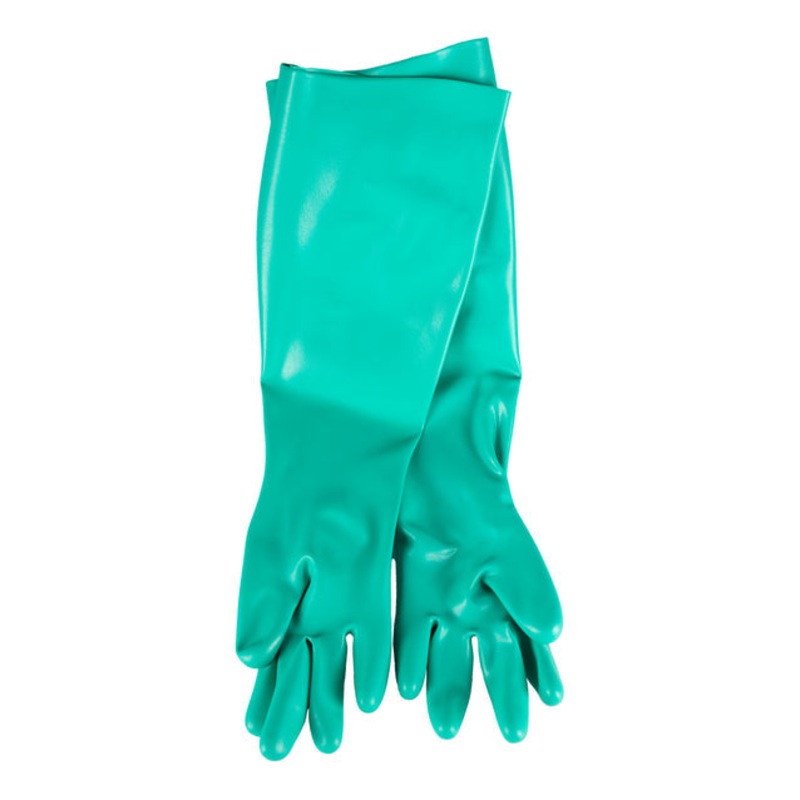 Regional Safety Nitrile Gloves, Small, 18" Green (1 pair)