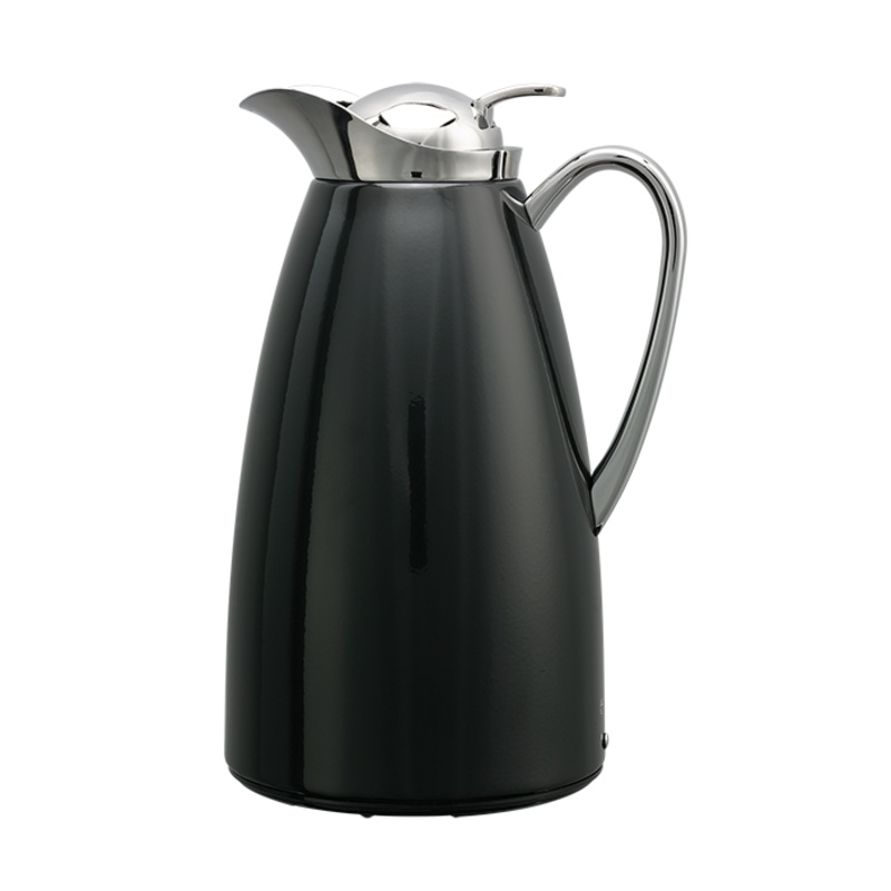 Service Ideas Classy Vacuum Insulated Carafe, 1 L, Stainless Steel