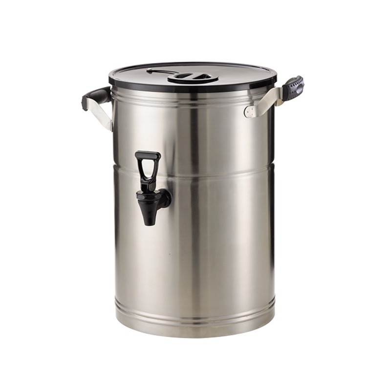 Service Ideas Commercial Tea Urn with Brew-Thru Lid, Stainless Steel