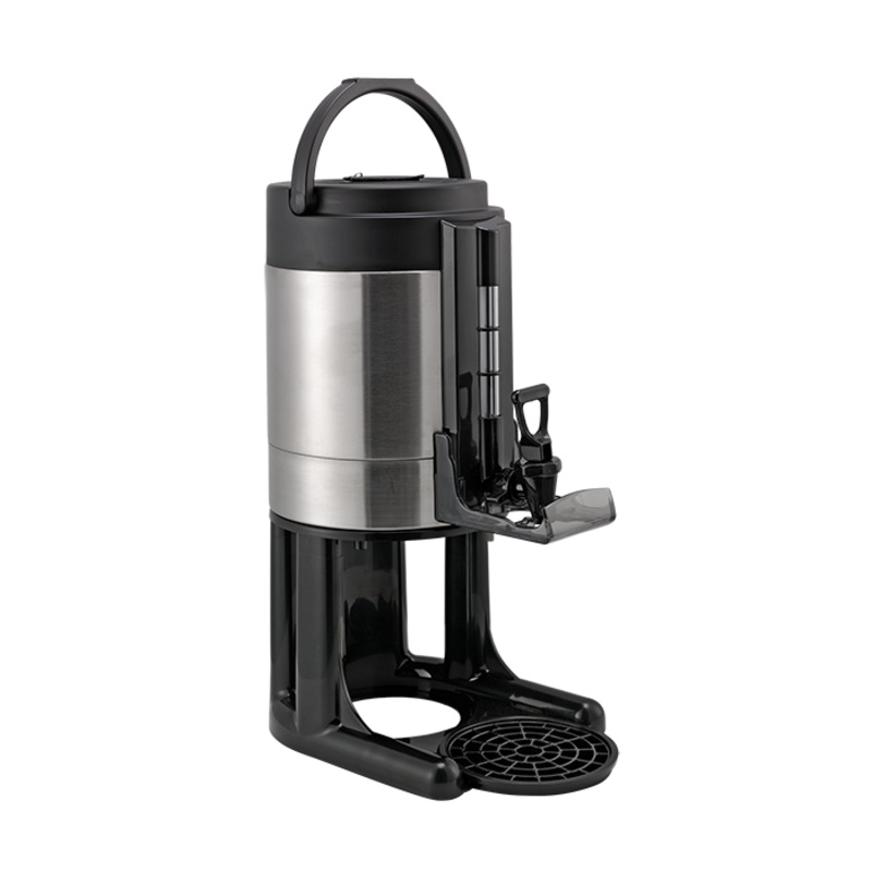 Service Ideas Universal Thermal Container Beverage Dispenser, 1 gal, Stainless Steel