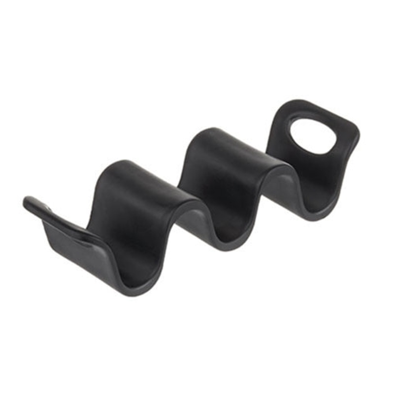TableCraft Taco Taxi Taco Holder, 2 or 3 Sections, Black Melamine