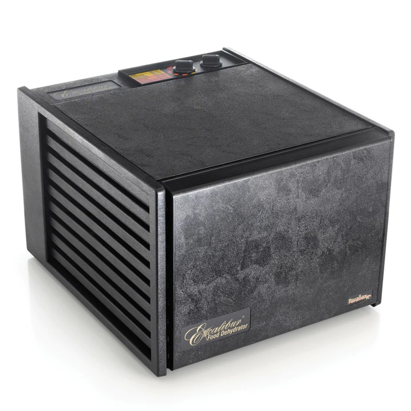 Excalibur 3926TB Deluxe Dehydrator with Timer, 9 Trays, Black, 120V