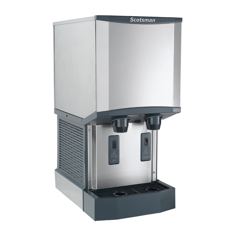 Scotsman HID312A-1 Meridian Touch-Free Countertop Nugget Ice & Water Dispenser, Air Cooled, 260 lb/24 hr, 12 lb Storage