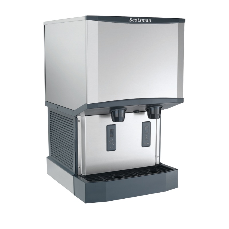 Scotsman HID525A-1 Meridian Touch-Free Countertop Nugget Ice & Water Dispenser, 500 lb/24 hr, 25 lb Storage