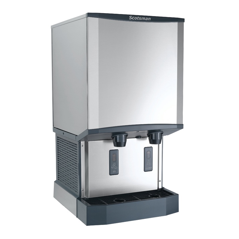 Scotsman HID540A-1 Meridian Touch-Free Countertop Nugget Ice & Water Dispenser, 500 lb/24 hr, 40 lb Storage