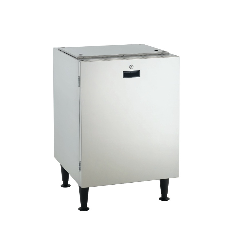 Scotsman HST21-A Ice Machine Stand for HID525/HID540, Locking Reversible Door and Shelf