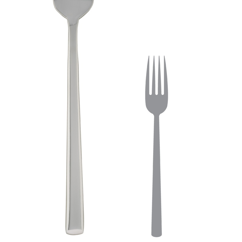 Steelite Yuki Salad / Dessert Fork, 7 1/2" (12-pack)