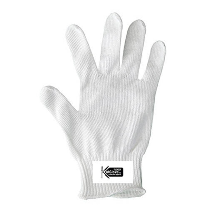 Tucker Safety KutGlove Cut Resistant Glove, 13 Gauge, White