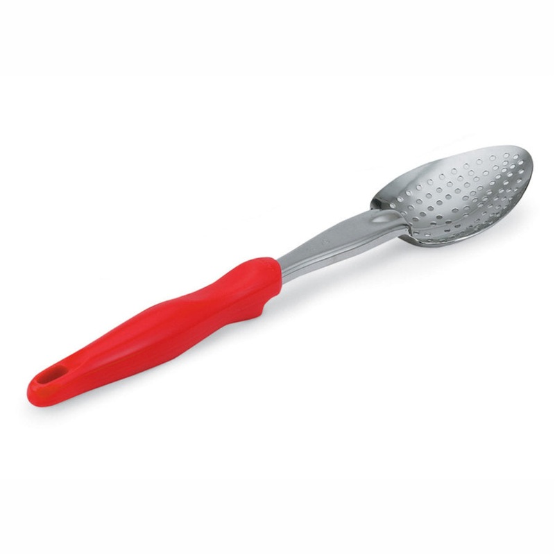 Vollrath Ergo Grip Perforated Basting Spoon, Stainless/Nylon Handle, FINAL SALE