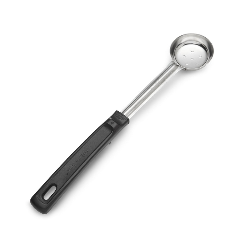 Vollrath Grip N Serve Perforated Round Spoodle, Black Handle, FINAL SALE