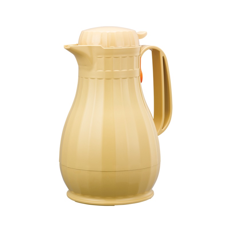 Service Ideas Eco-Serve Insulated Carafe, 1.3 L, Plastic, Butterscotch, FINAL SALE