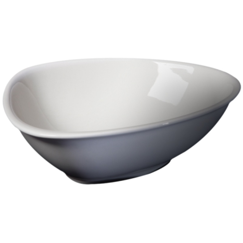 Cameo Pearl Triangular Bowl, 8", 26 oz (18-pack)