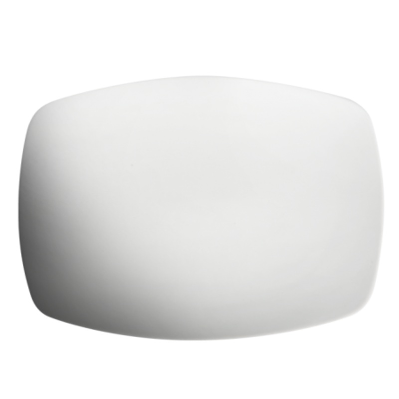 Cameo Square Rectangle Coupe Platter, 12" (18-pack)