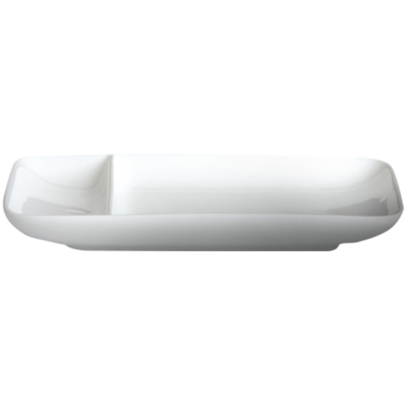 Cameo Square Rectangle Divided Plate (36-pack)