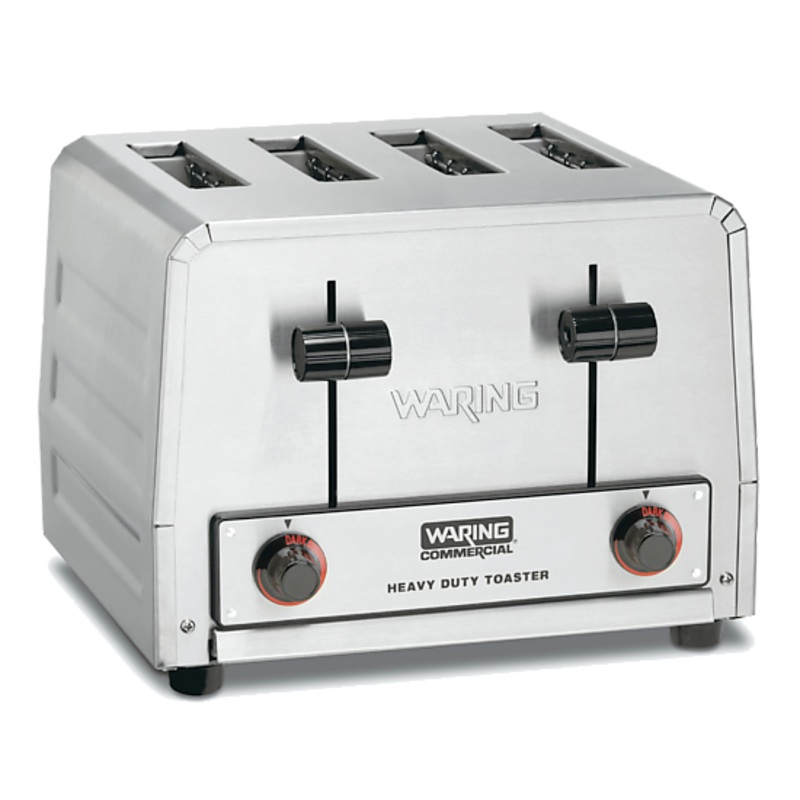Waring WCT805B Heavy-Duty 4-Slot Toaster, 2700W, 208V