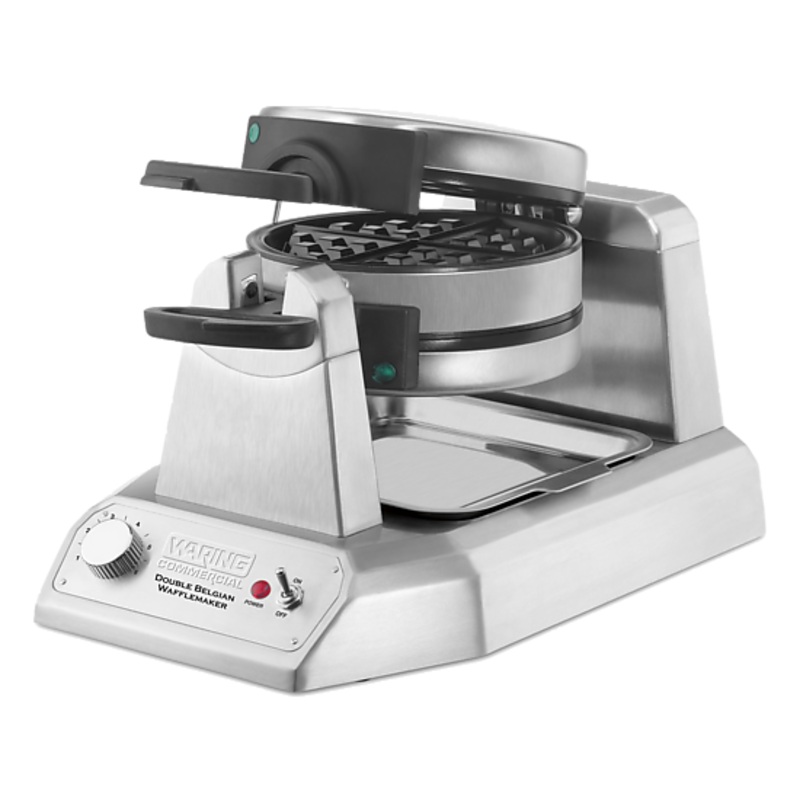 Waring WW200 Double Vertical Belgian Waffle Maker, 1400W, 120V