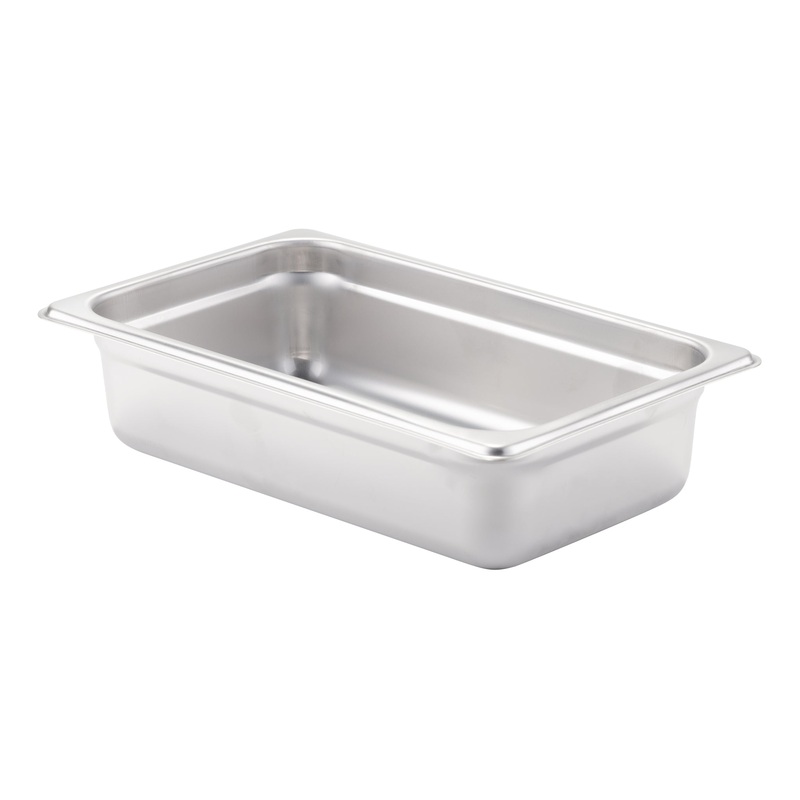 Browne 1/4 Size Food Pan, 24 Gauge Stainless Steel