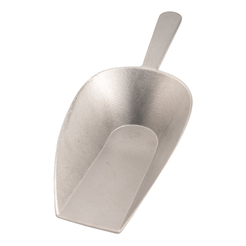 Browne Flat Bottom Scoop, Aluminum