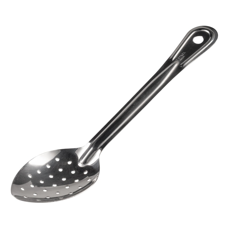 Browne Perforated Serving Spoon, Stainless Steel, 1.0mm
