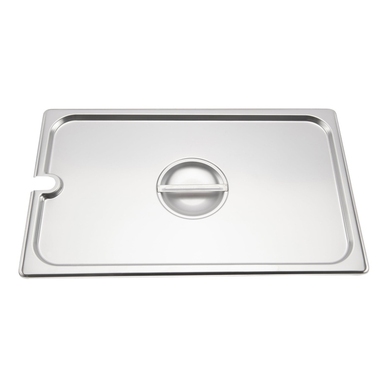 Browne Slotted Food Pan Cover, Stainless Steel