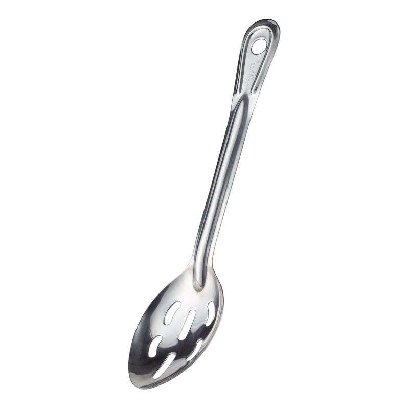 Browne Slotted Serving Spoon, Stainless Steel, 1.0mm