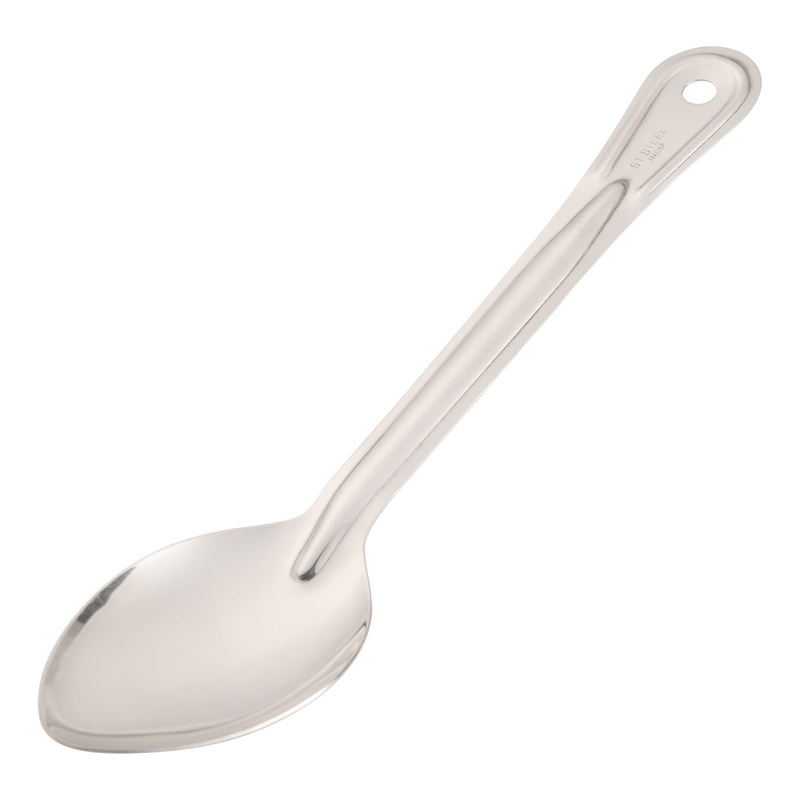 Browne Solid Serving Spoon, Stainless Steel, 1.0mm