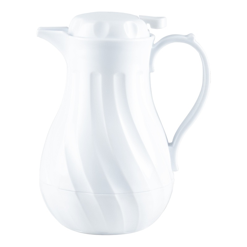 Browne Swirl Insulated Server, White